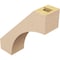 Ekena Millwork 3-inch W x 10-inch D x 10-inch H Westlake Rough Cedar Woodgrain TimberThane Knee Brace, Primed BRCUR03X10X10WTLRCPR - alternate 2